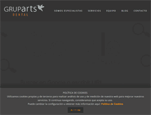 Tablet Screenshot of gruparts.com